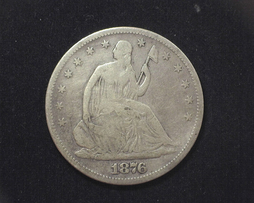 1876 S Liberty Seated Half Dollar VG - US Coin