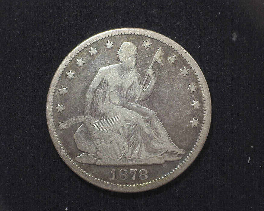 1878 Liberty Seated Half Dollar VG - US Coin