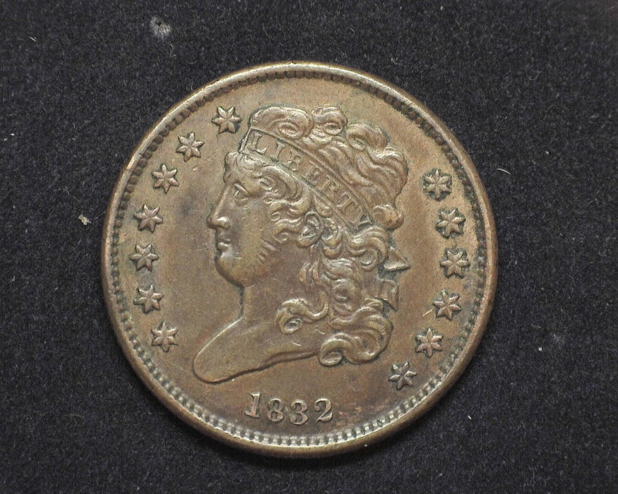 1832 Classic Head Half Cent XF - US Coin