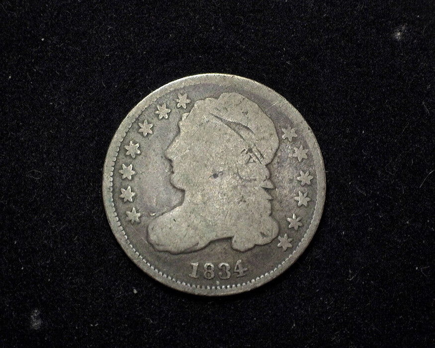 1834 Capped Bust Dime G - US Coin