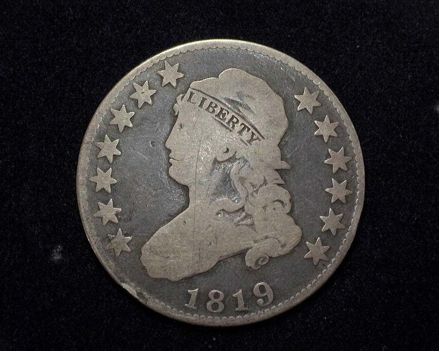 1819 Capped Bust Quarter VG - US Coin