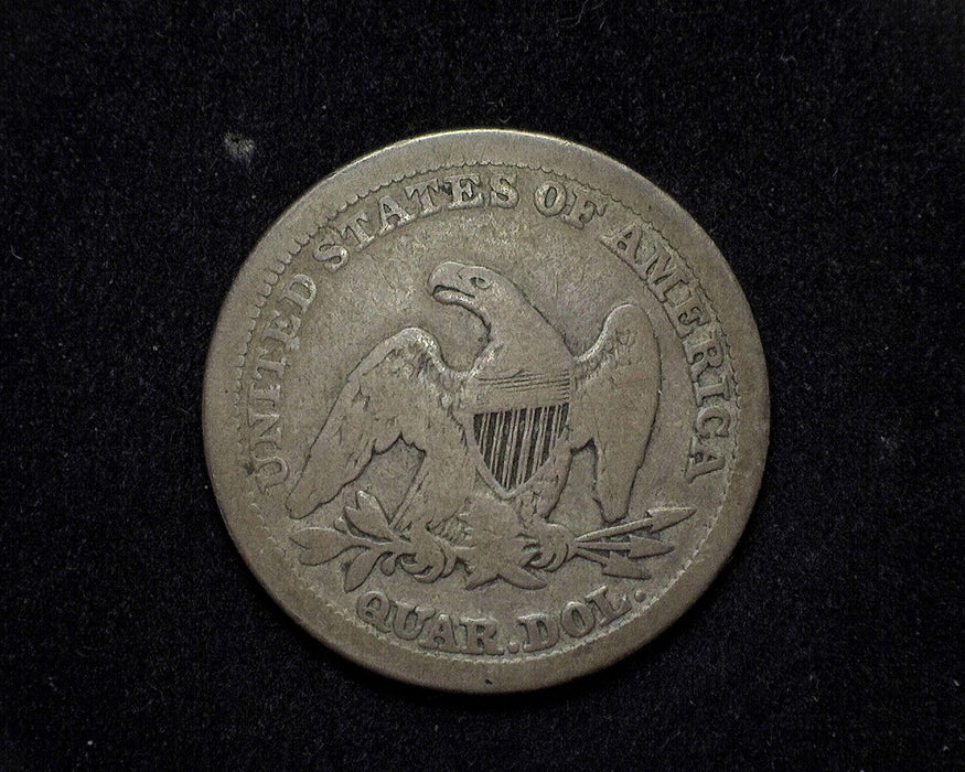 1855 Liberty Seated Quarter G Arrows - US Coin