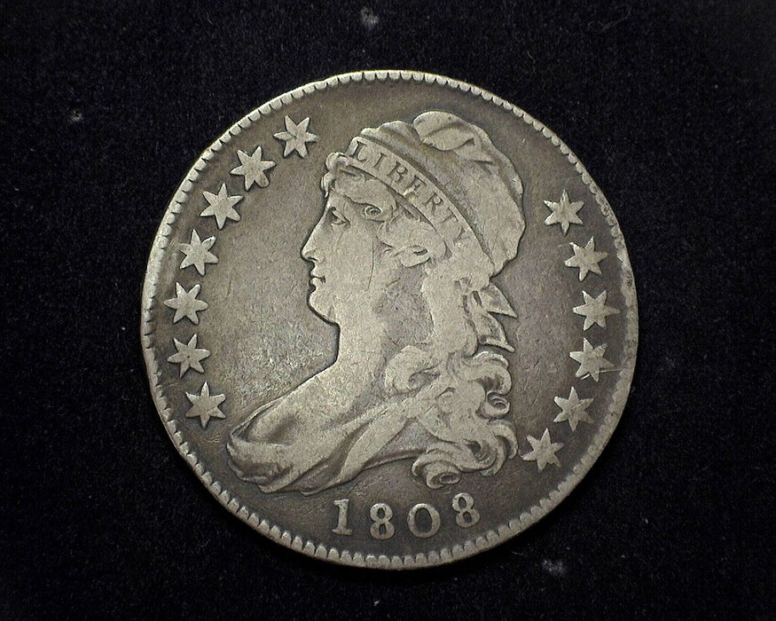 1808 Capped Bust Half Dollar F - US Coin