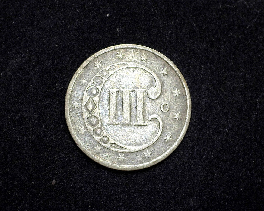 1851 O Three Cent Silver Piece VG - US Coin