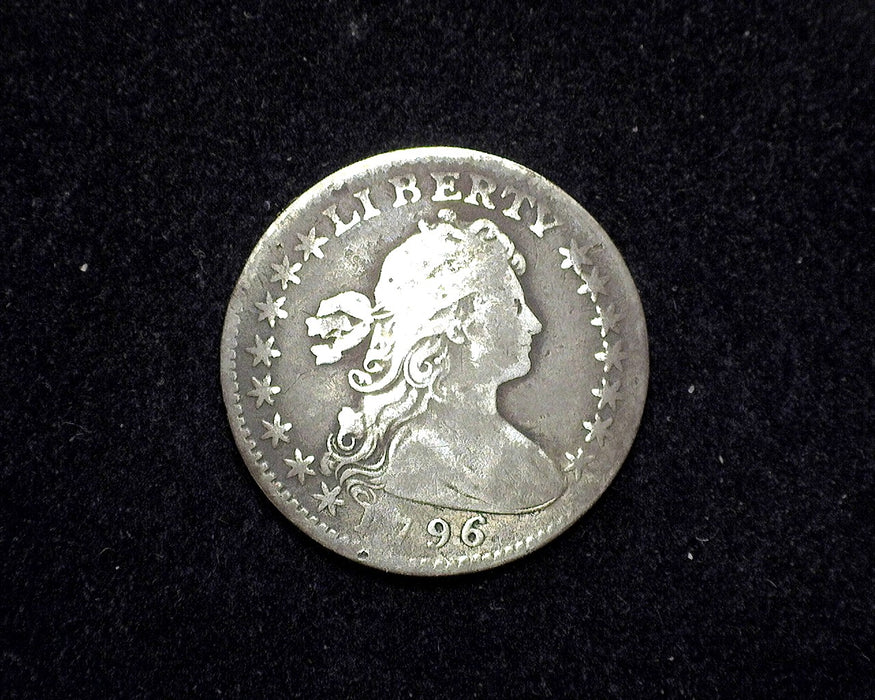 1796 Draped Bust Half Dime F Likerty Variety - US Coin
