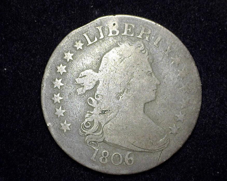 1806/5 Draped Bust Quarter VG - US Coin