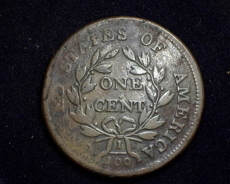 1802 Draped Bust Large Cent F - US Coin