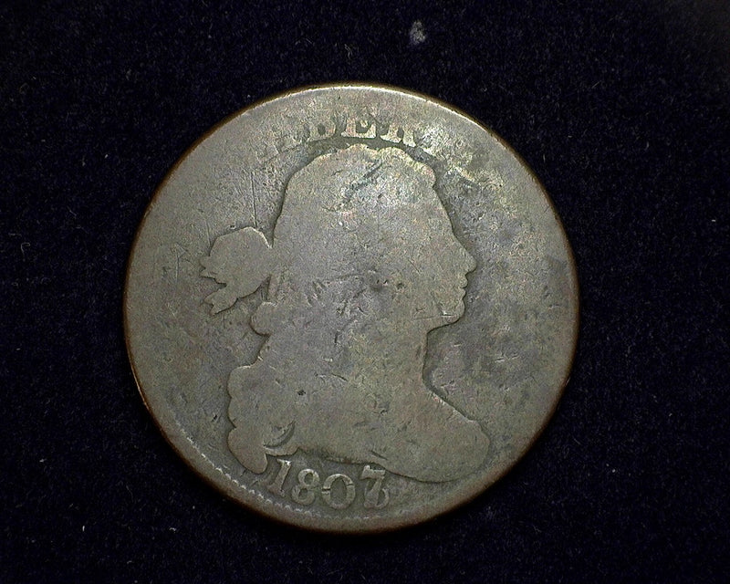 1807/6 Draped Bust Large Cent G - US Coin