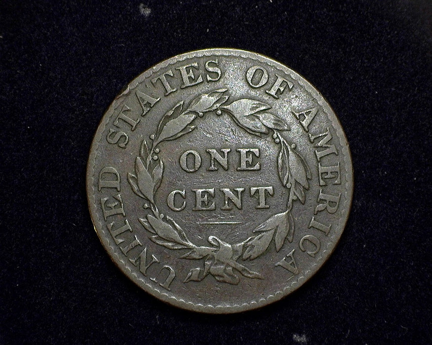 1824 Large Cent Coronet F Wide date - US Coin