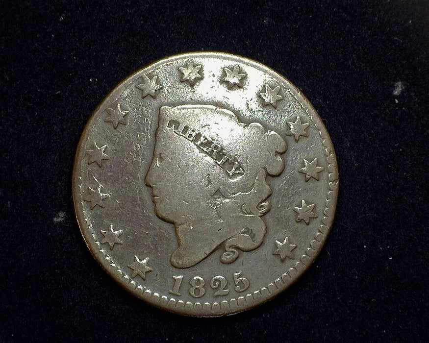 1825 Large Cent Coronet G Small A's - US Coin