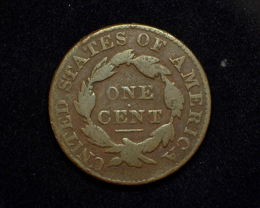 1828 Large Cent Coronet F Large date - US Coin