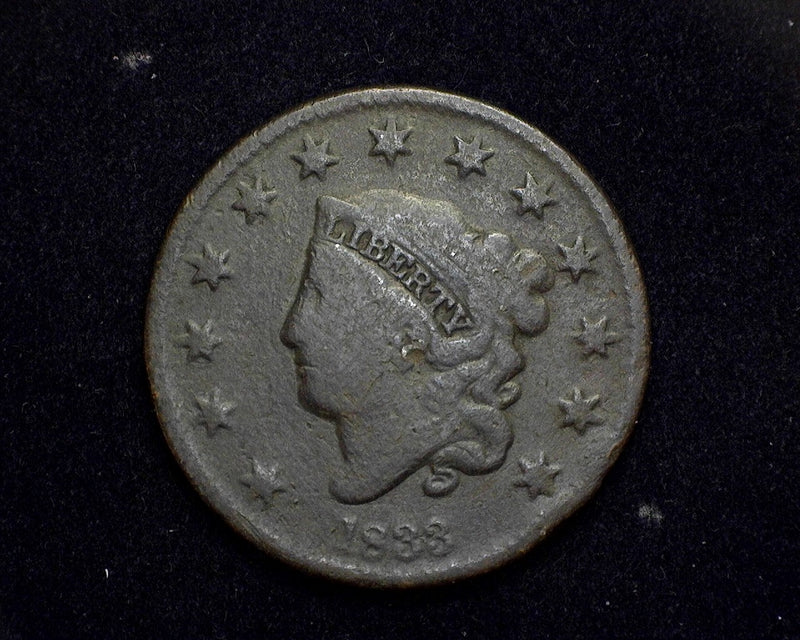 1833 Classic Head Large Cent VG - US Coin