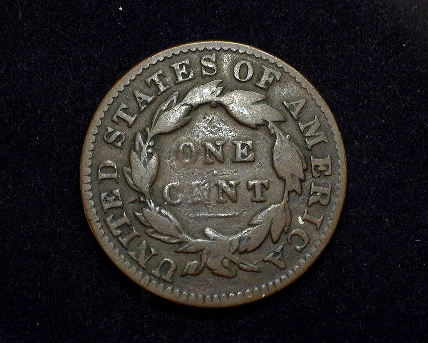 1833 Large Cent Coronet F - US Coin