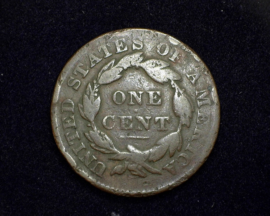 1833 Large Cent Coronet VG Double impression head - US Coin