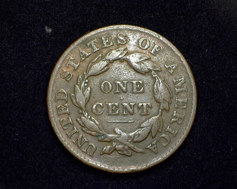 1833 Classic Head Large Cent Double impression head. F - US Coin