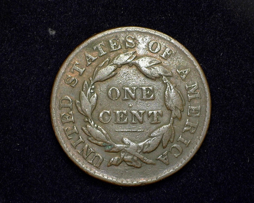 1833 Large Cent Coronet F Double impression head - US Coin