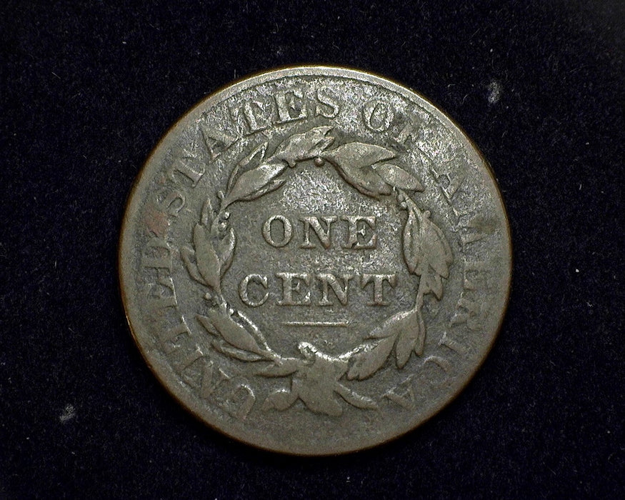 1834 Large Cent Coronet VG Lg 8 lg stars lg letters very light corrosion - US Coin