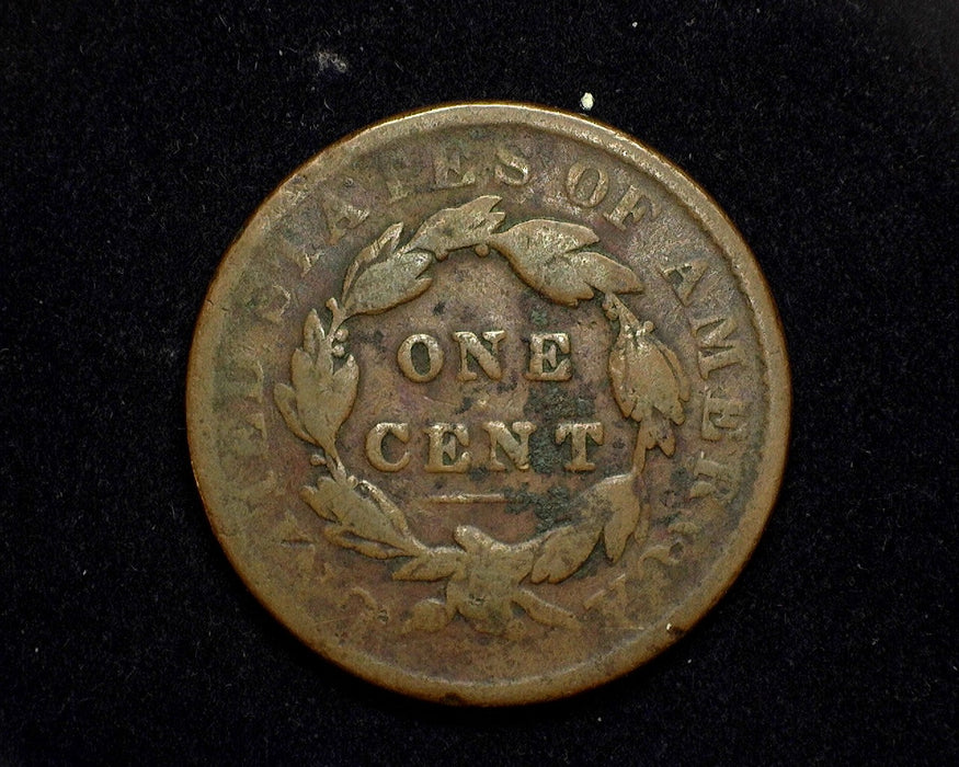 1835 Large Cent Coronet VG Large 8 Light corrosion - US Coin