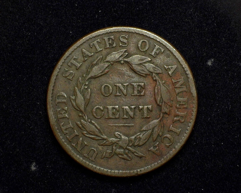 1837 Classic Head Large Cent Medium letters. F/VF - US Coin