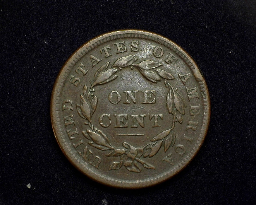 1839 Large Cent Matron XF Booby head - US Coin