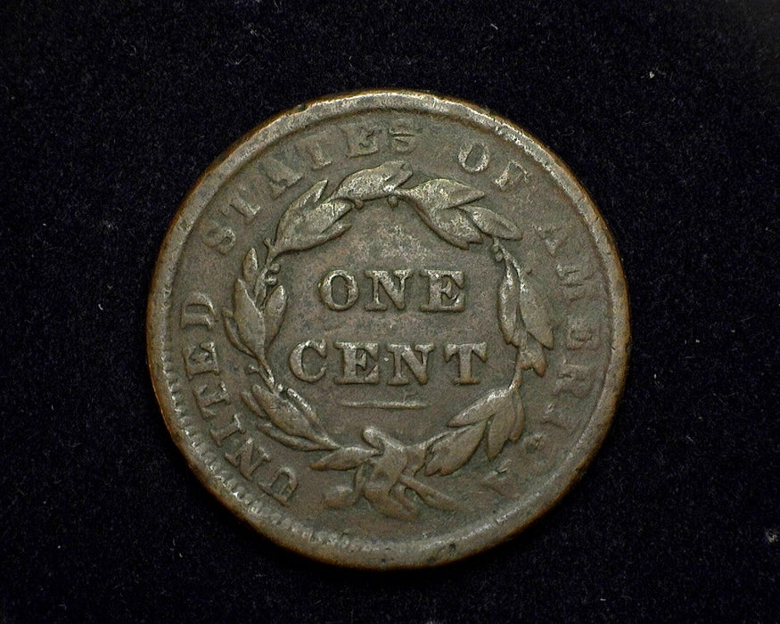 1839 Braided Hair Large Cent F Head 38 - US Coin