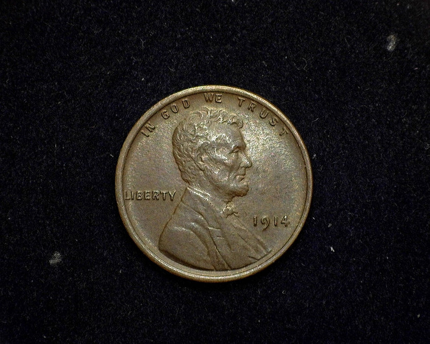 1914 Lincoln Wheat Penny/Cent AU - US Coin