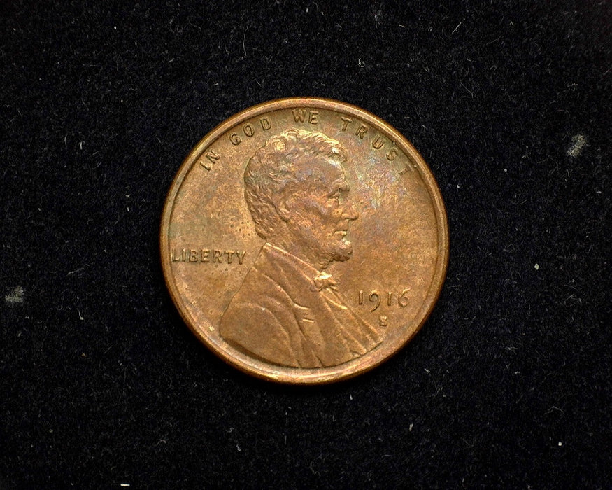 1916 S Lincoln Wheat Penny/Cent BU - US Coin