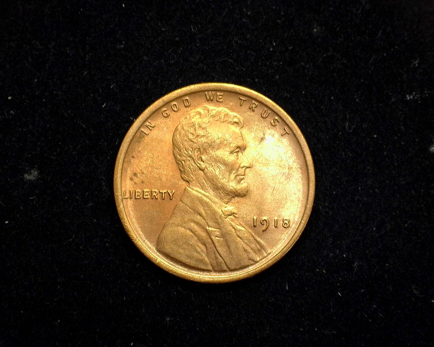 1918 Lincoln Wheat Penny/Cent AU - US Coin