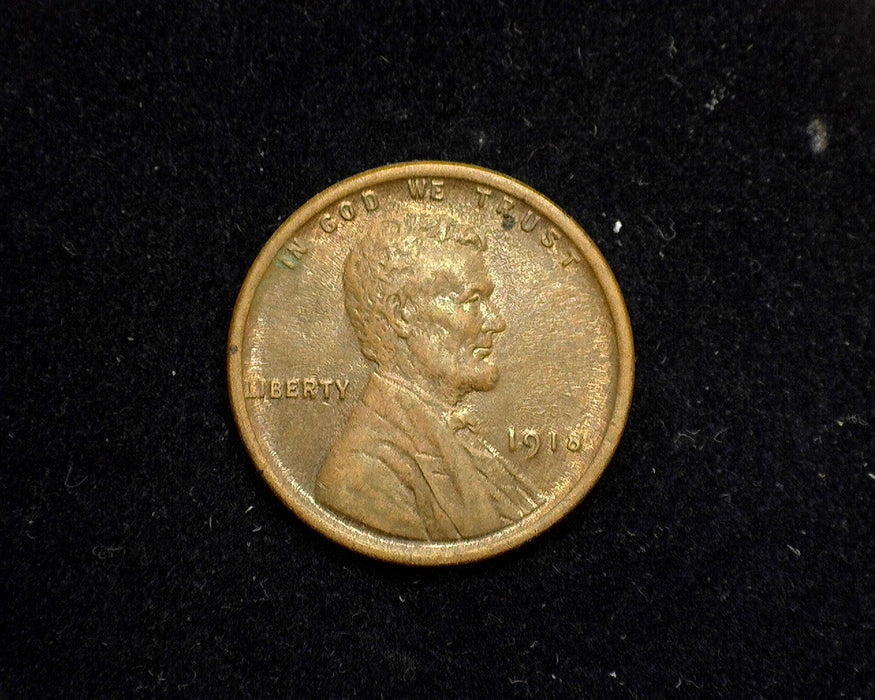 1918 Lincoln Wheat Penny/Cent AU - US Coin