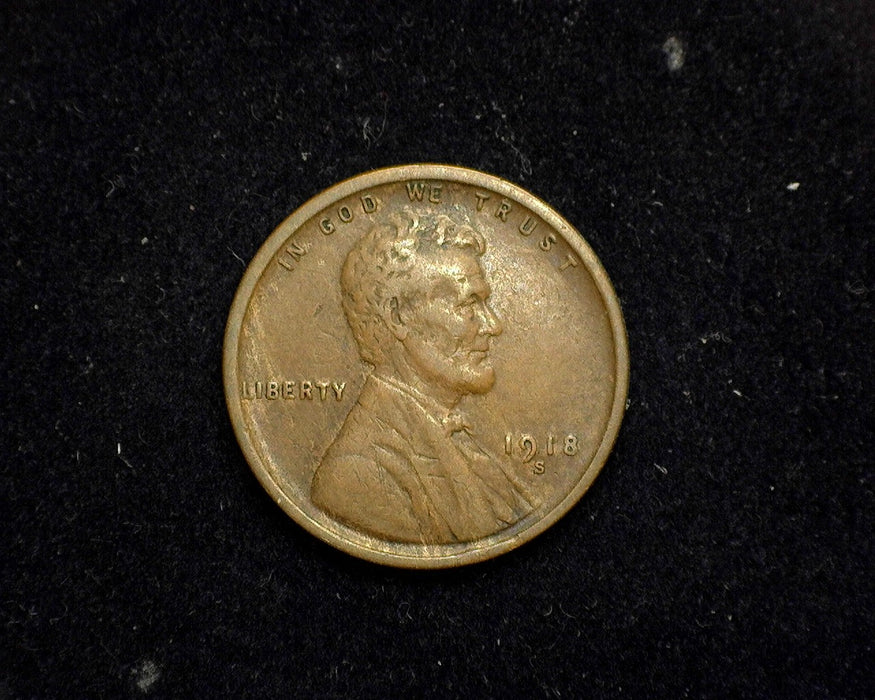 1918 S Lincoln Wheat Penny/Cent VF/XF - US Coin