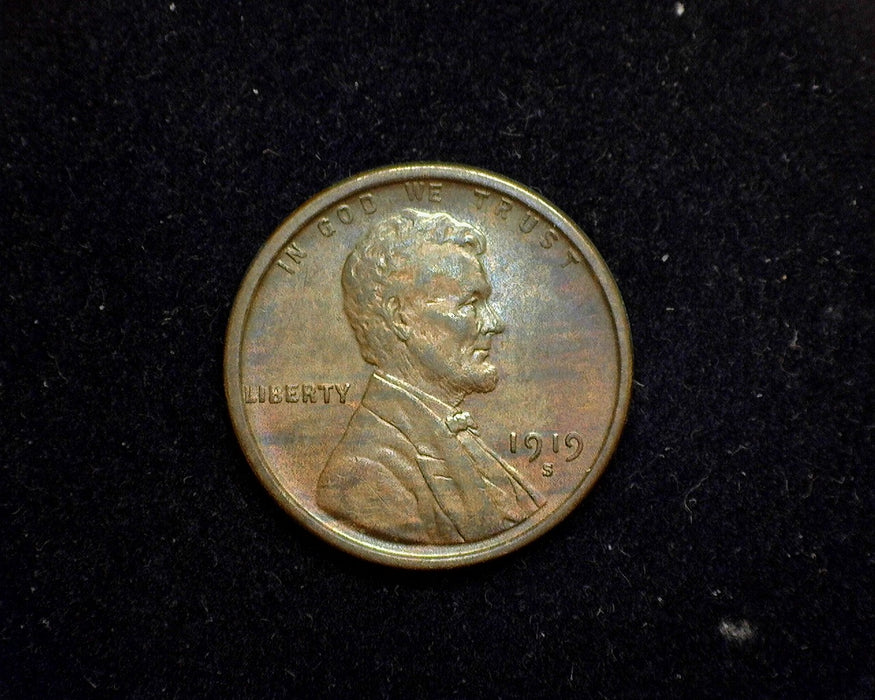 1919 S Lincoln Wheat Penny/Cent XF - US Coin