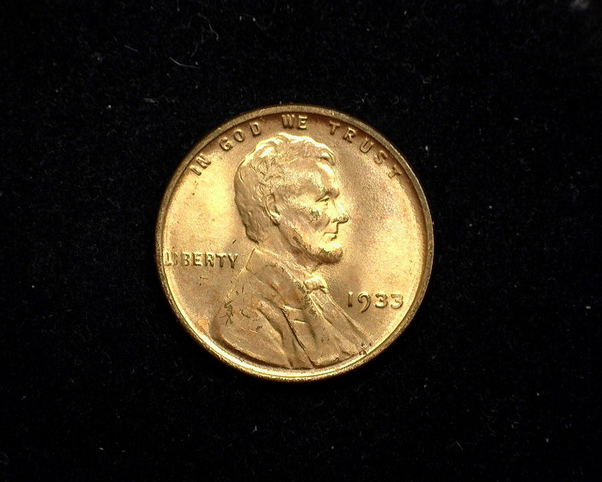 1933 Lincoln Wheat Penny/Cent BU - US Coin