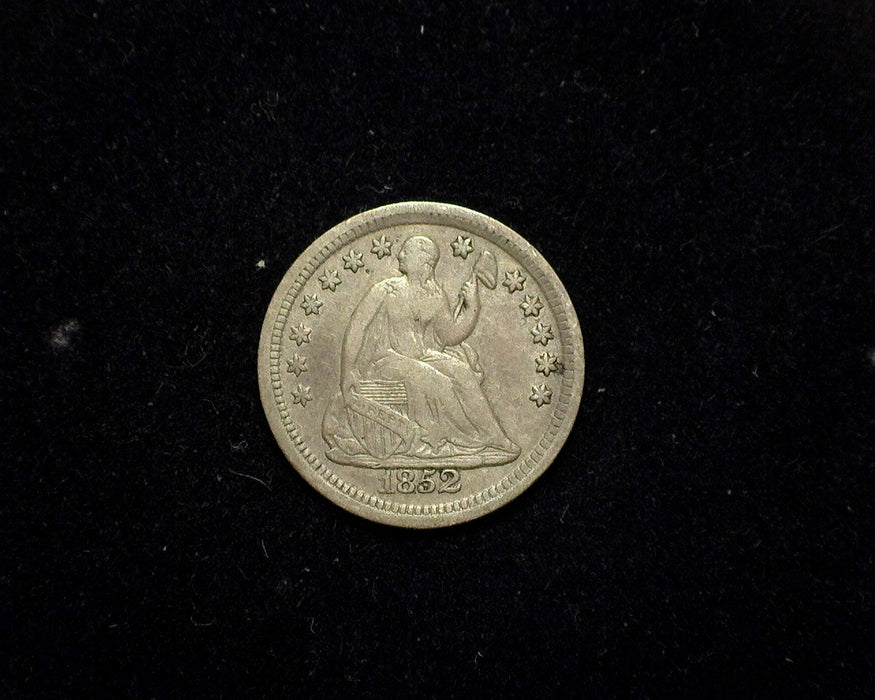 1852 Liberty Seated Half Dime F - US Coin