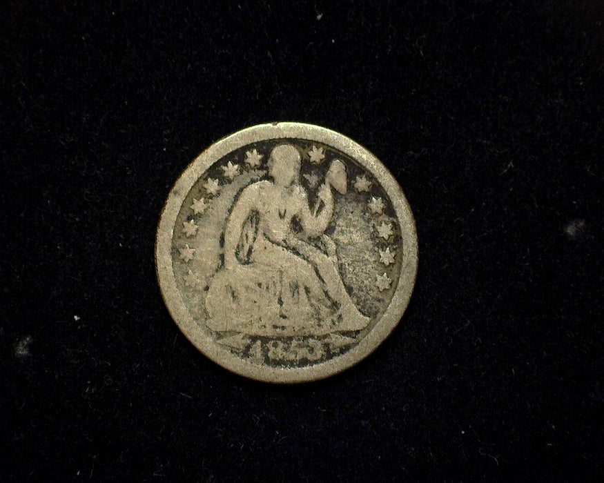 1853 O Liberty Seated Dime G - US Coin
