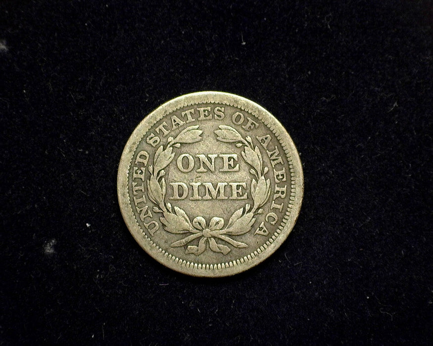 1857 Liberty Seated Dime F - US Coin