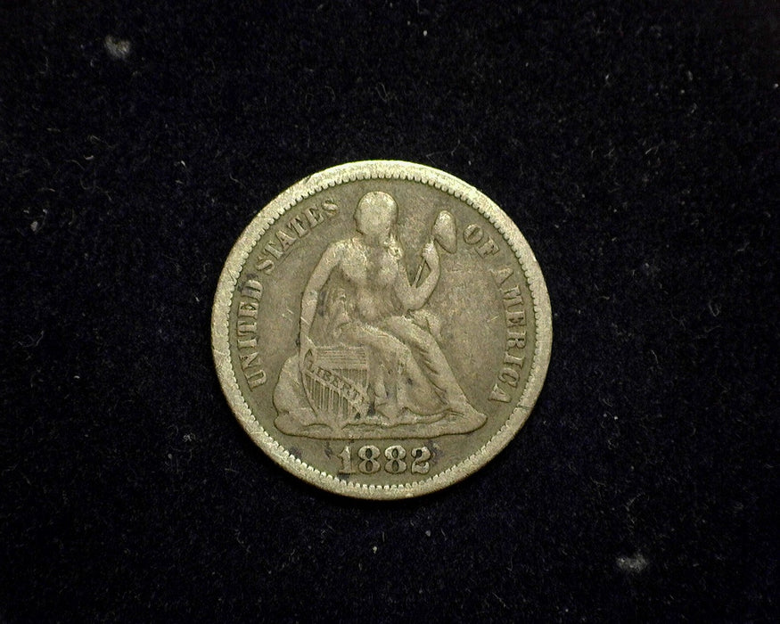 1882 Liberty Seated Dime F - US Coin