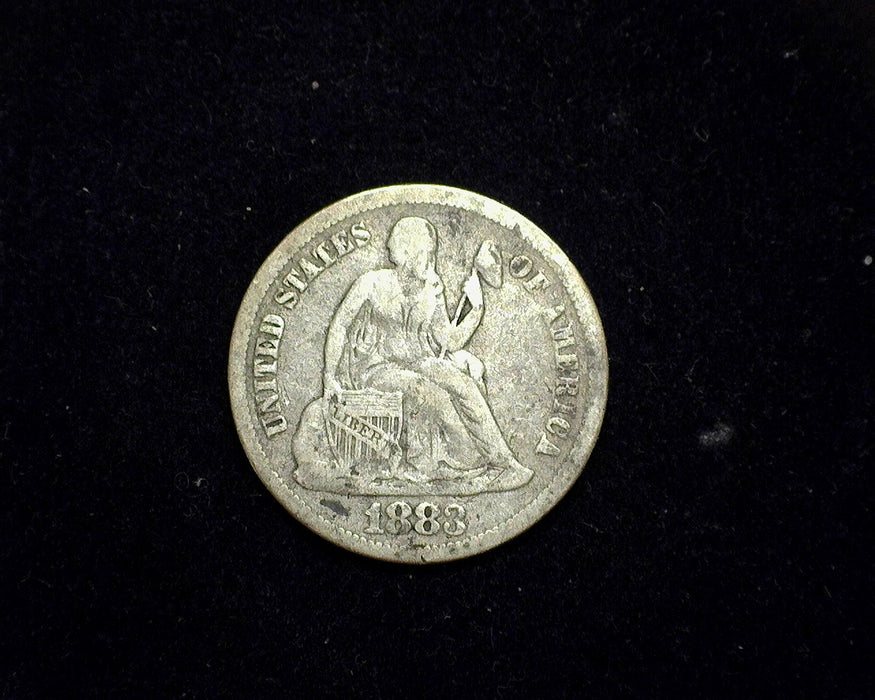 1883 Liberty Seated Dime F - US Coin