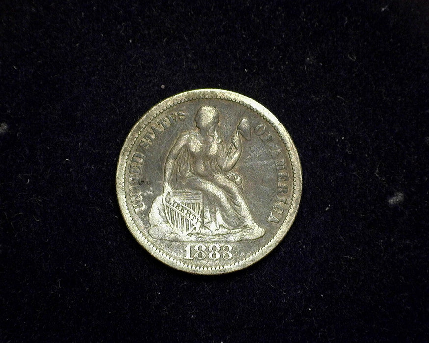 1883 Liberty Seated Dime VF - US Coin