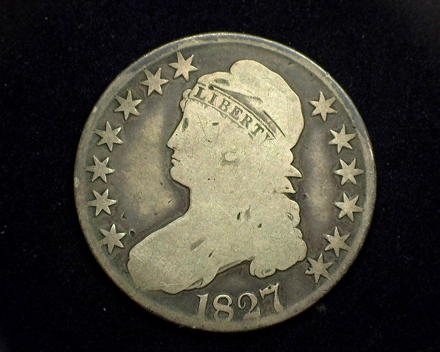 1827 Square base Capped Bust Half Dollar G - US Coin