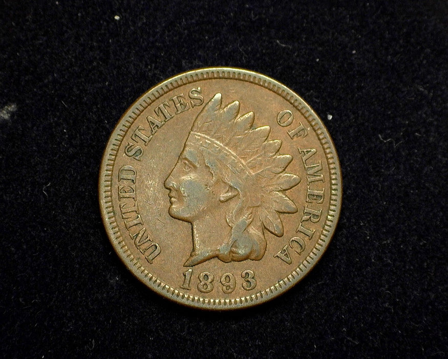 1893 Indian Head Penny/Cent VF/XF - US Coin