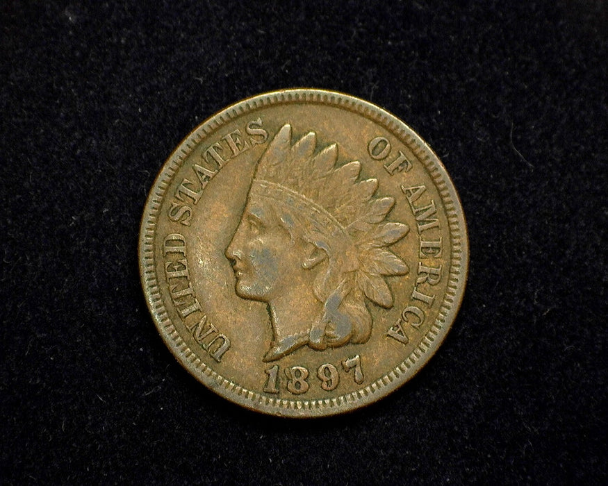 1897 Indian Head Penny/Cent VF/XF - US Coin