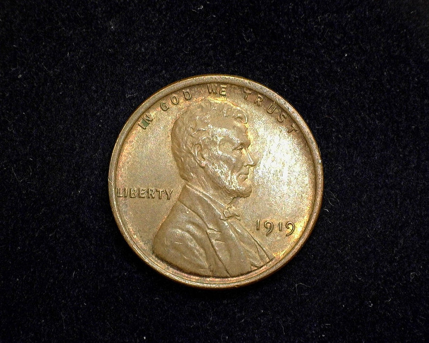 1919 Lincoln Wheat Penny/Cent AU - US Coin