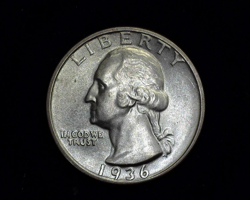 1936 Washington Quarter BU Choice - 64 - US Coin