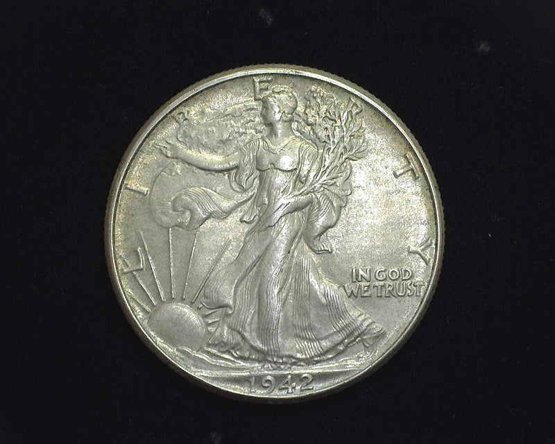 1942 Walking Liberty Half Dollar BU MS-64 - US Coin