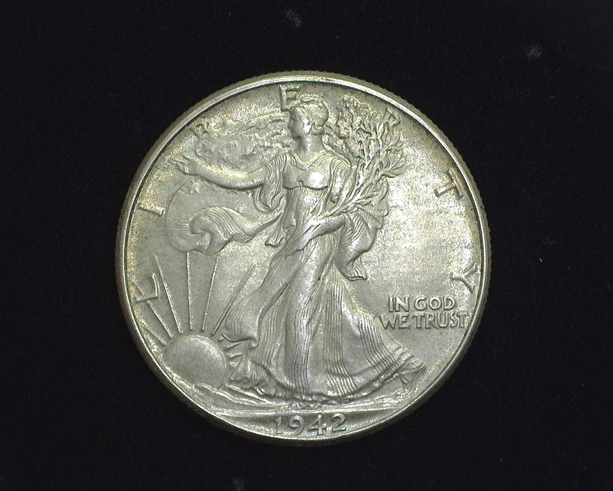 1942 Walking Liberty Half Dollar BU MS-64 - US Coin