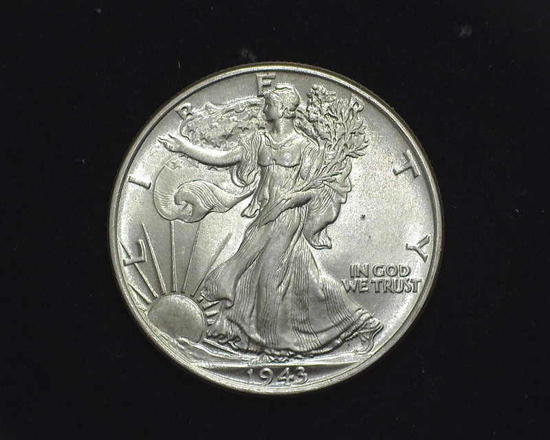 1943 Walking Liberty Half Dollar BU MS-65 - US Coin
