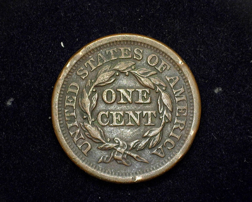 1851 Large Cent Coronet VF/XF - US Coin