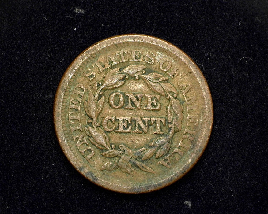 1852 Large Cent Coronet VF - US Coin