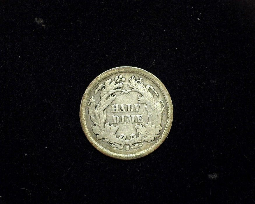 1866 S Liberty Seated Half Dime G+ - US Coin