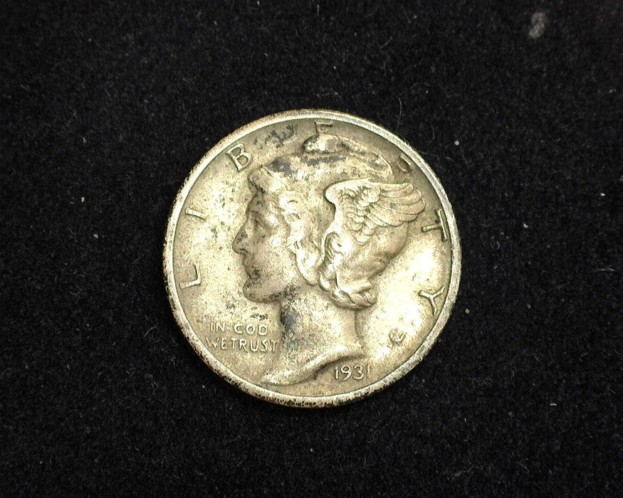 1931 D Mercury Dime VF - US Coin